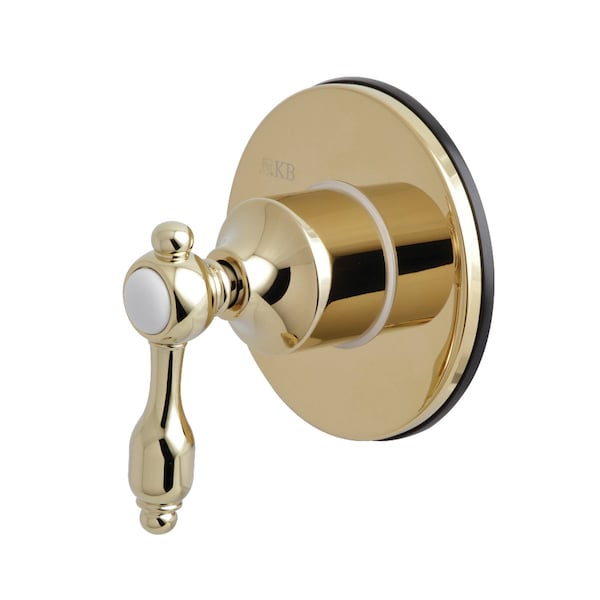 KS3032TAL Tudor Three-Way Diverter Valve W/ Trim Kit, Polished Brass